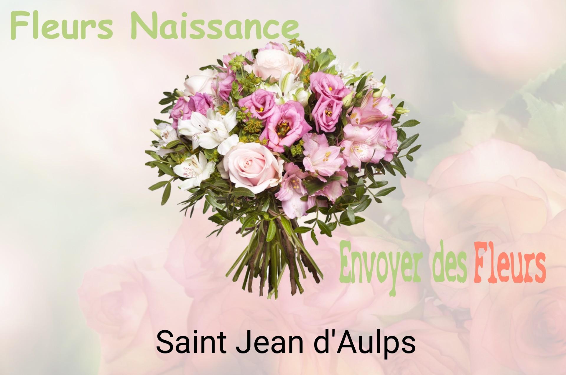 Bouquet de fleurs de naissance livré à Saint-Jean-d'Aulps